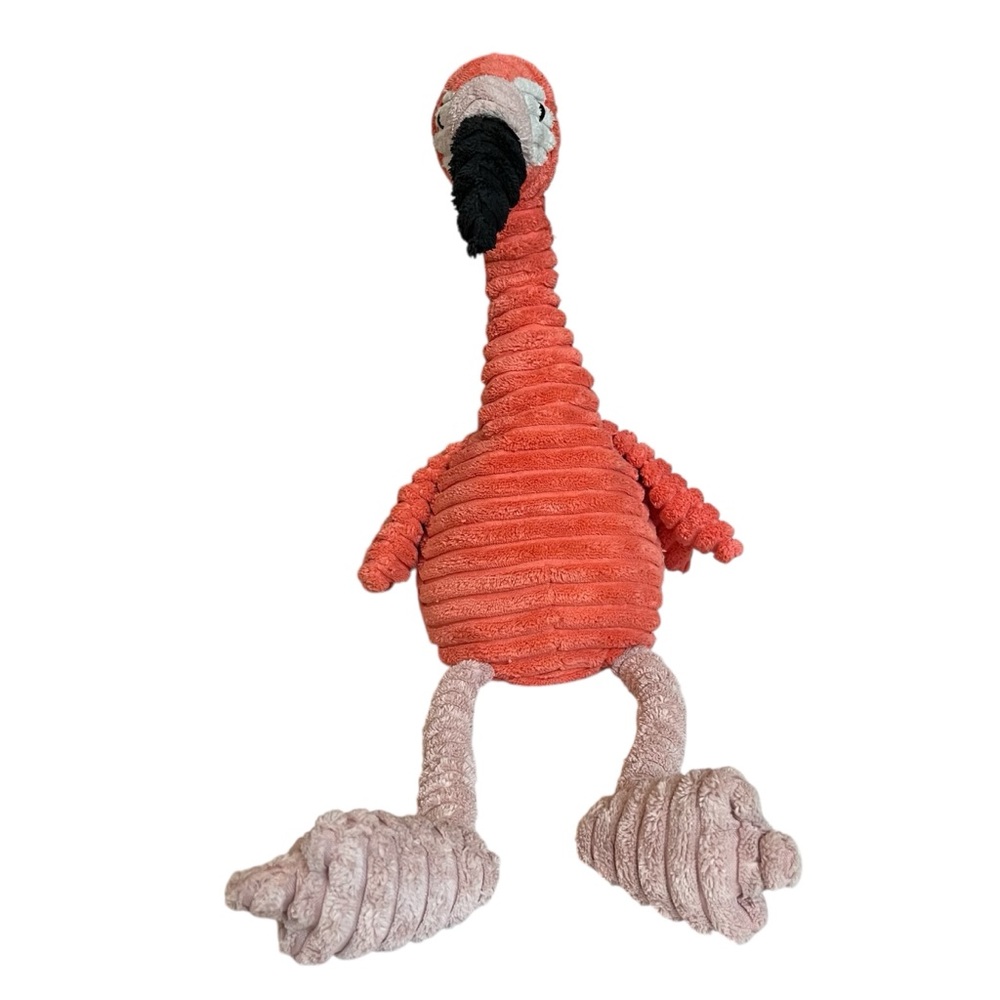 JELLYCAT Medium Cordy Roy Flamingo Corduroy Rare Retired Plush Stuffed Animal